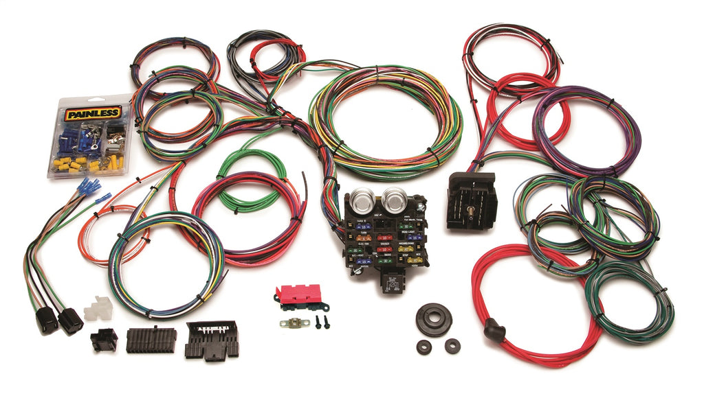 Painless Wiring 20103 21 Circuit Classic Customizable Muscle Car Harness