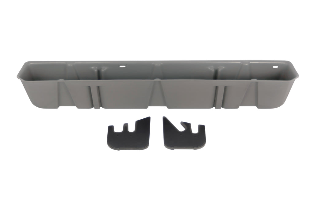 DU-HA 20107 DÜHA 20107 Underseat Storage / Gun Case - Lt Gray for Select Ford F-150, Ford F-250 Super Duty, Ford F-350 Super Duty, Ford F-450 Super Duty, Ford F-550 Super Duty