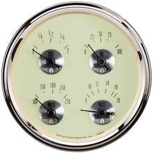 Load image into Gallery viewer, AutoMeter 2010 GAUGE, QUAD, 5", 240OE-33OF, ELEC, PRESTIGE ANTQ. IVORY