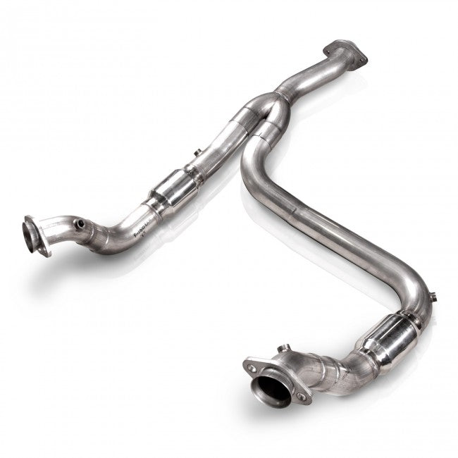 2011-14-F-150-3.5L-3In-Downpipe-High-Flow-Cats-Y-Pipe-Factory-Connection
