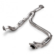 Load image into Gallery viewer, 2011-14-F-150-3.5L-3In-Downpipe-High-Flow-Cats-Y-Pipe-Factory-Connection