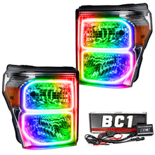 Load image into Gallery viewer, 2011-2016-Ford-F-250350-Superduty-Led-Halo-Headlights---(Chrome-Housing)
