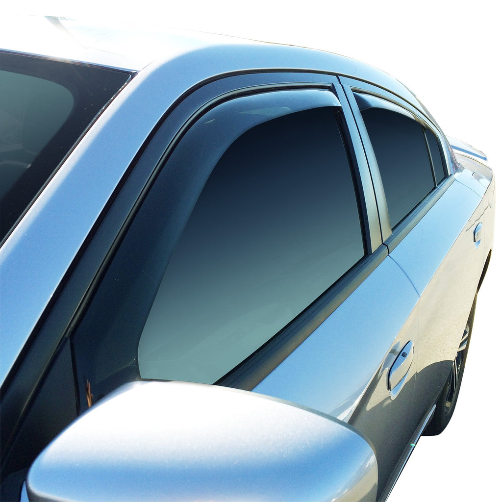 2011-2018-Dodge-Charger-Wade-In-Channel-Wind-Deflector-4Pc---Smoke
