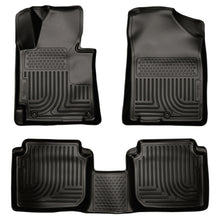 Load image into Gallery viewer, 2011-Hyundai-Elantra-Weatherbeater-Combo-Black-Floor-Liners