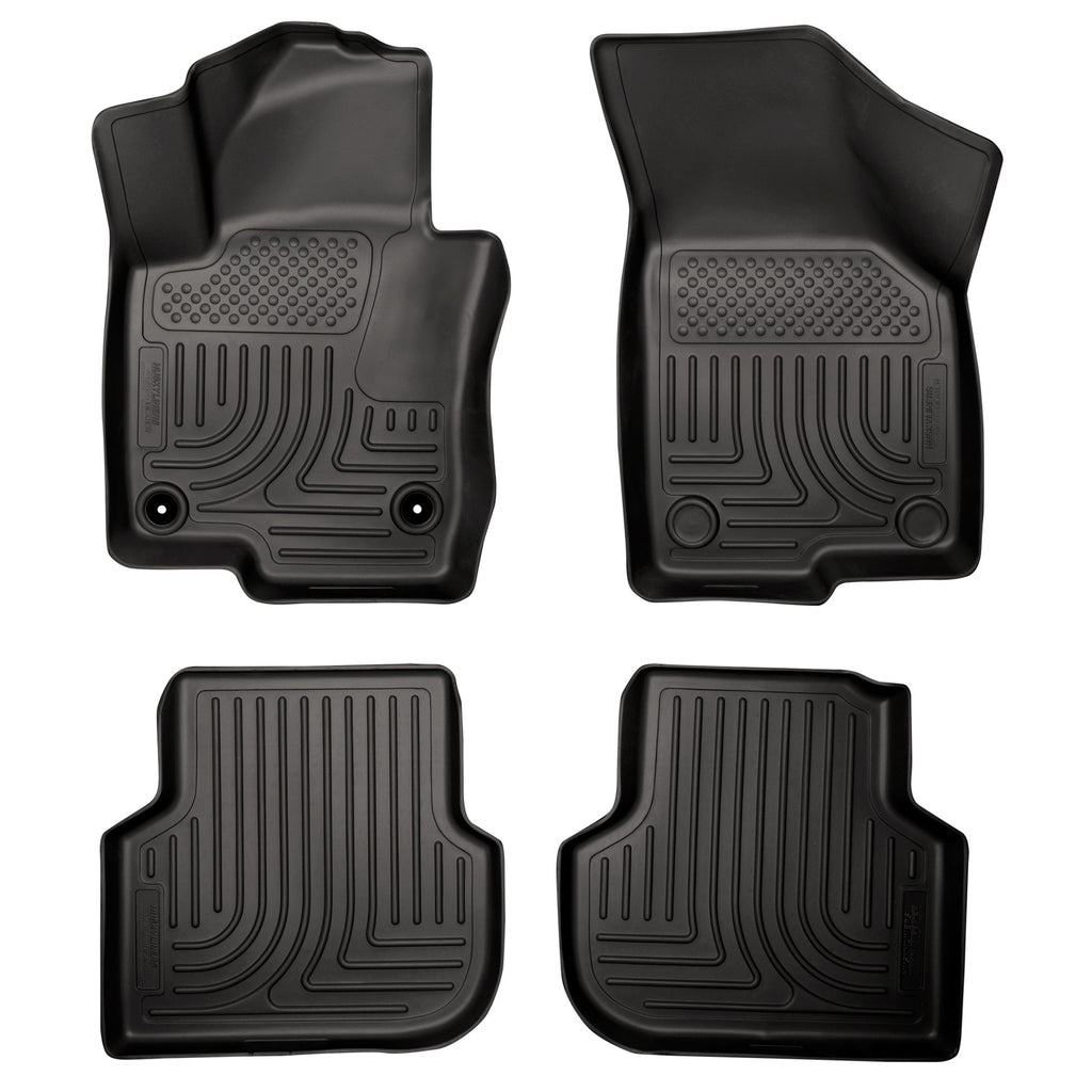 2011-Volkswagen-Jetta-(Sedan)-Weatherbeater-Combo-Black-Floor-Liners