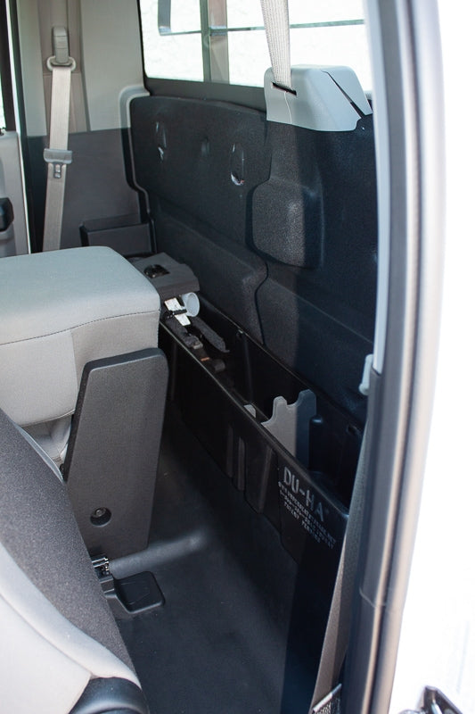 DU-HA 20114 DÜHA 20114 Behind-the-Seat Storage / Gun Case - Black for Select Ford F-150