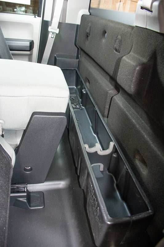 DU-HA 20115 DÜHA 20115 Behind-the-Seat Storage / Gun Case - Black for Select Ford F-250 Super Duty, Ford F-350 Super Duty, Ford F-450 Super Duty, Ford F-550 Super Duty