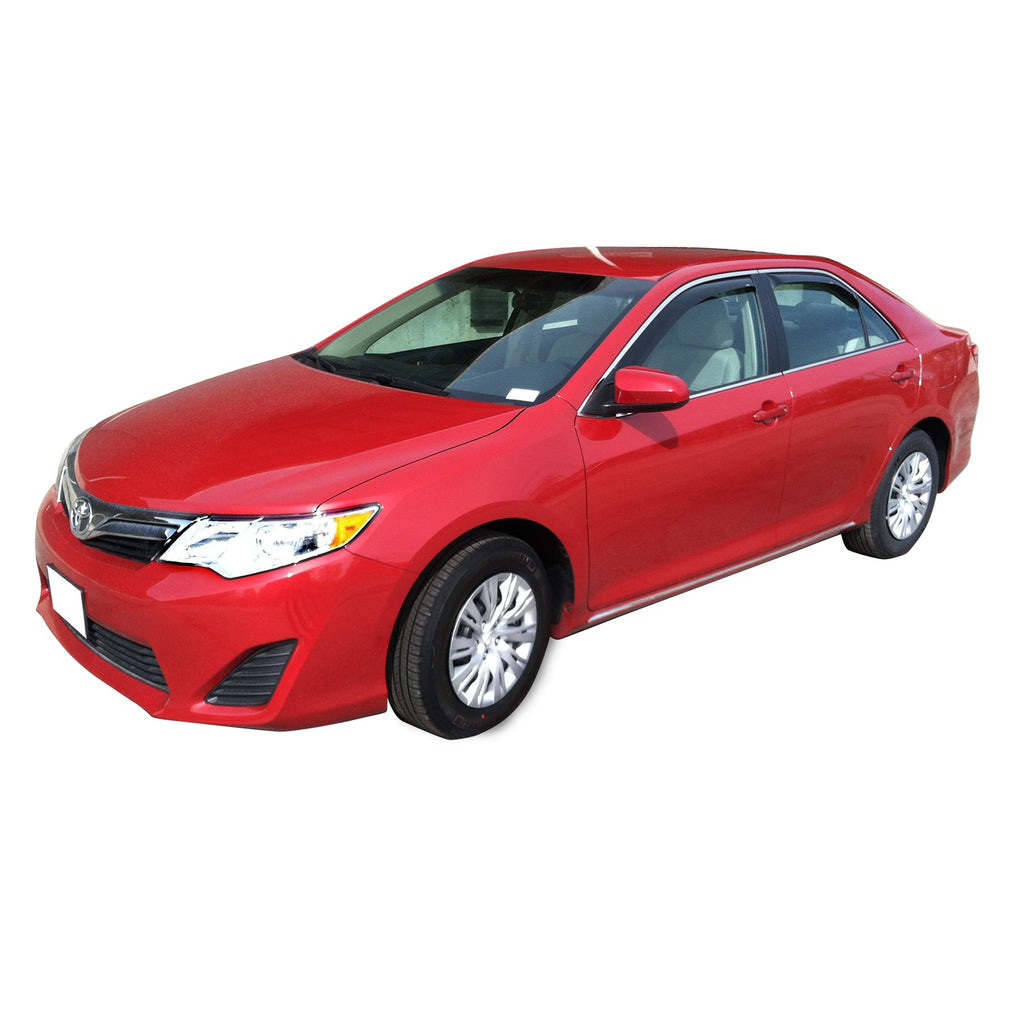 2012-2014-Toyota-Camry-Wade-In-Channel-Wind-Deflector-4Pc---Smoke