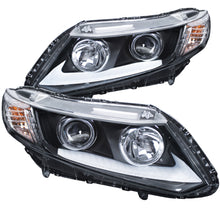 Load image into Gallery viewer, 2012-2015-Honda-Civic-Projector-Headlights-W-U-Bar-Chrome