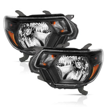 Load image into Gallery viewer, 2012-2015-Toyota-Tacoma-Crystal-Headlights-Black