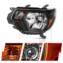 Load image into Gallery viewer, 2012-2015-Toyota-Tacoma-Crystal-Headlights-Black