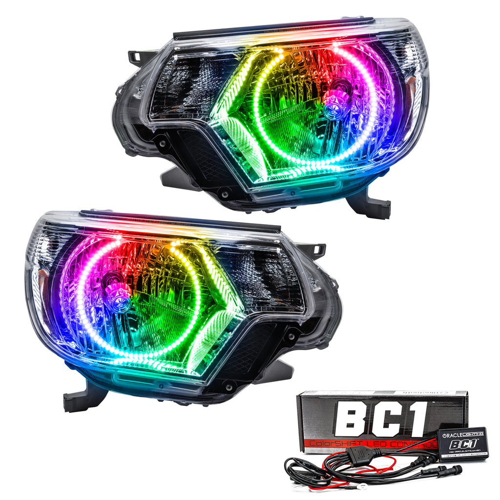 2012-2015-Toyota-Tacoma-Pre-Assembled-Led-Halo-Headlights---(Chrome-Housing)