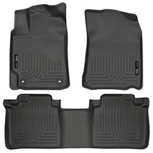 Load image into Gallery viewer, 2012-Toyota-Camry-Weatherbeater-Combo-Black-Floor-Liners