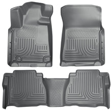 Load image into Gallery viewer, 2012-Toyota-Tundra-DoubleCrewmax-Cab-Weatherbeater-Combo-Gray-Floor-Liners