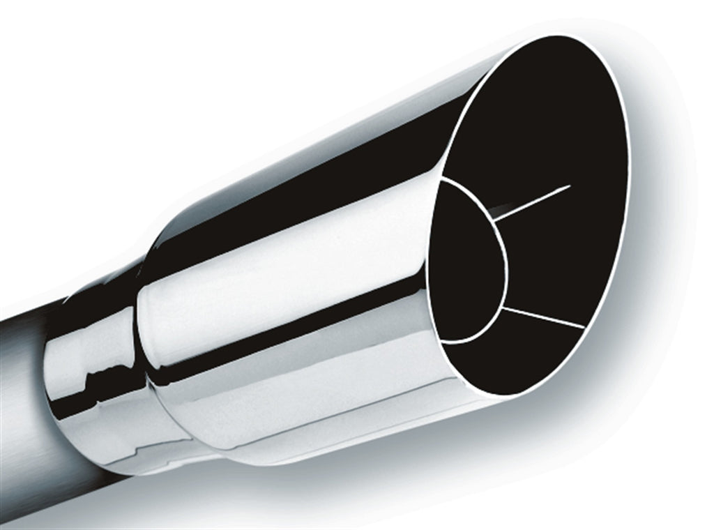 Borla 20122 Universal Exhaust Tip - Single Round