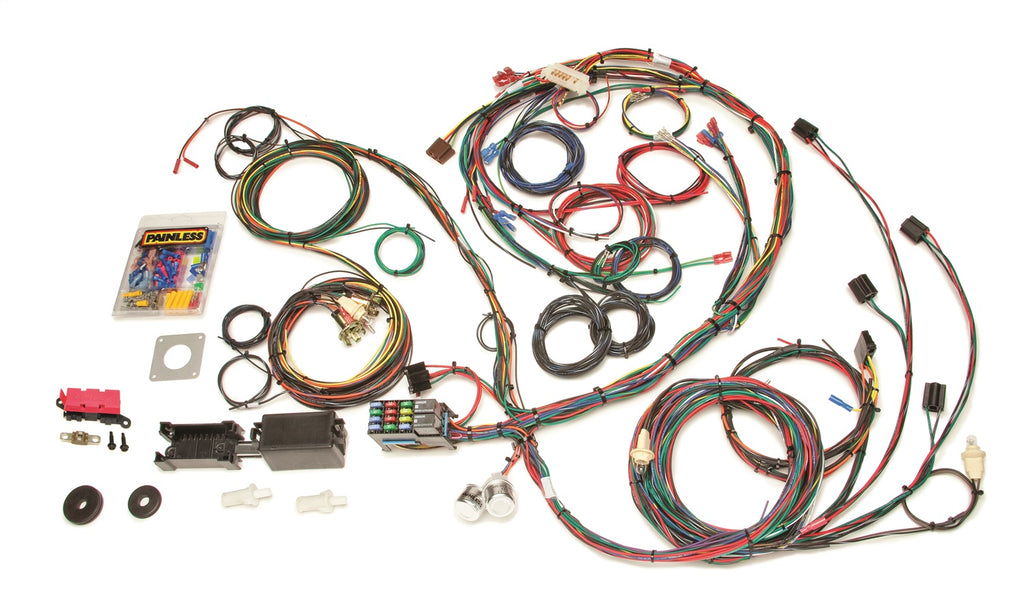 Painless Wiring 20122 22 Circuit Direct Fit Chassis Harness for Select Ford Mustang