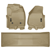 Load image into Gallery viewer, 2012.5-Ford-Sd-Crew-Cab-Weatherbeater-Combo-Tan-Floor-Liners-(WO-Manual-Trans-Case)