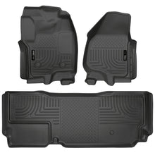 Load image into Gallery viewer, 2012.5-Ford-Sd-Super-Cab-Weatherbeater-Combo-Black-Floor-Liners-(WO-Manual-Trans-Case)