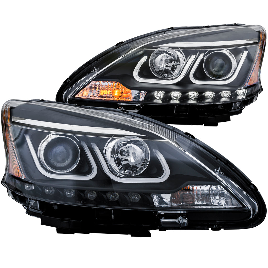 2013-2015-Nissan-Sentra-Projector-Headlights-W-U-Bar-Black