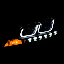 Load image into Gallery viewer, 2013-2015-Nissan-Sentra-Projector-Headlights-W-U-Bar-Black