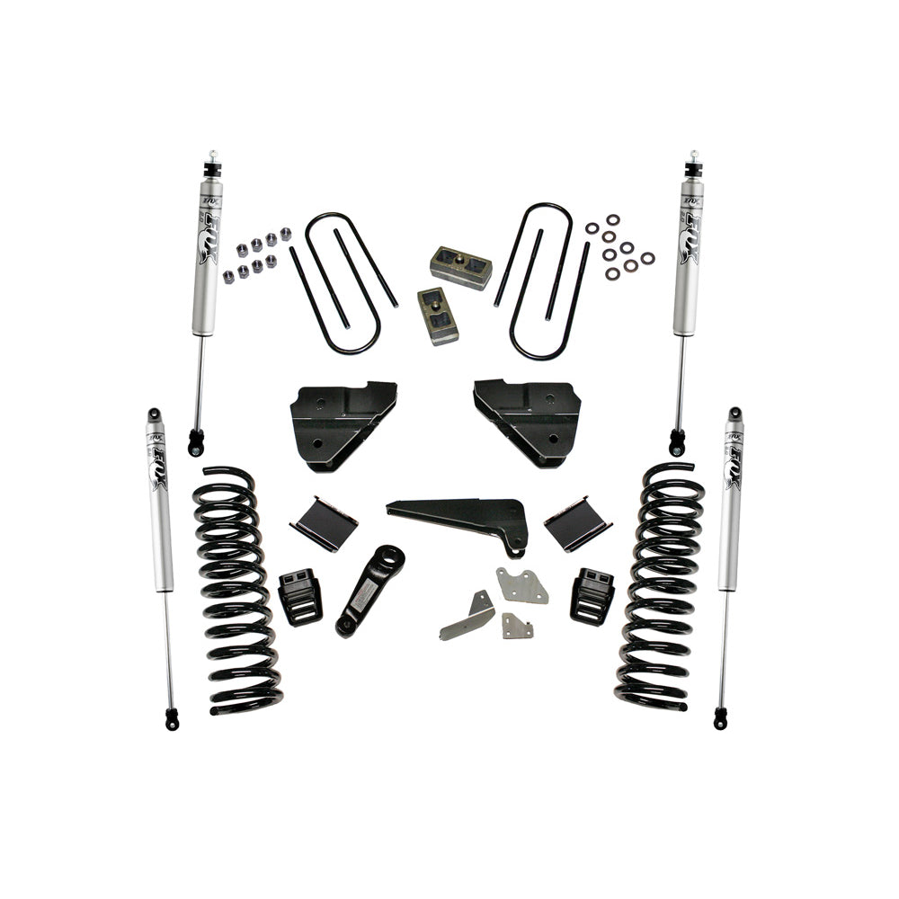 20132018-Dodge-Ram-3500-4Wd-Diesel-4In-Lift-Kit-WOut-Rep-Radius-Arms-WFox-2.0-Series-Shocks