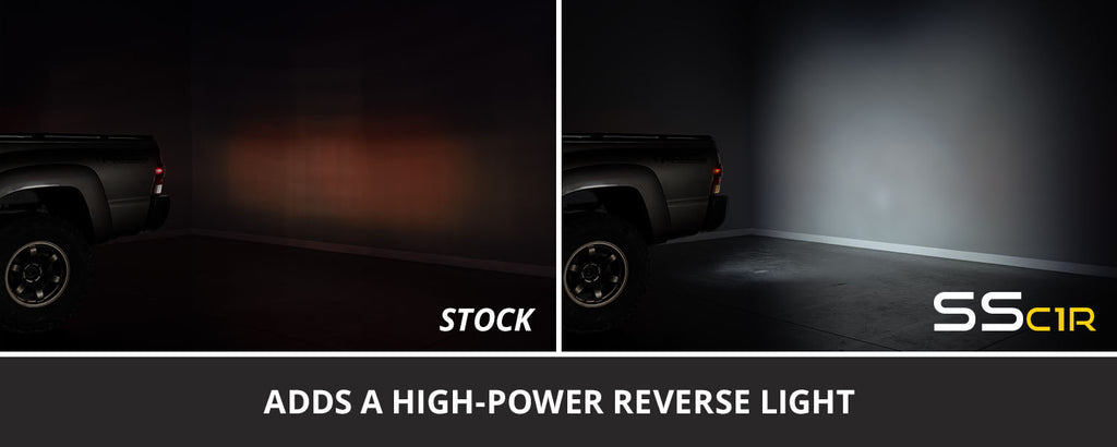 Diode Dynamics DD7647 Allows you to mount a C1R LED pod in the Toyota Tacoma trailer hitch receiver.