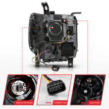 Load image into Gallery viewer, 2014-2015-Gmc-Sierra-1500-Projector-Headlights-W-Light-Bar-Black-Housing-(Halogen-Type)