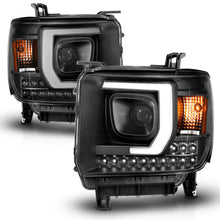 Load image into Gallery viewer, 2014-2015-Gmc-Sierra-1500Hd-Projector-Plank-Style-Headlight-Black-W-Drl