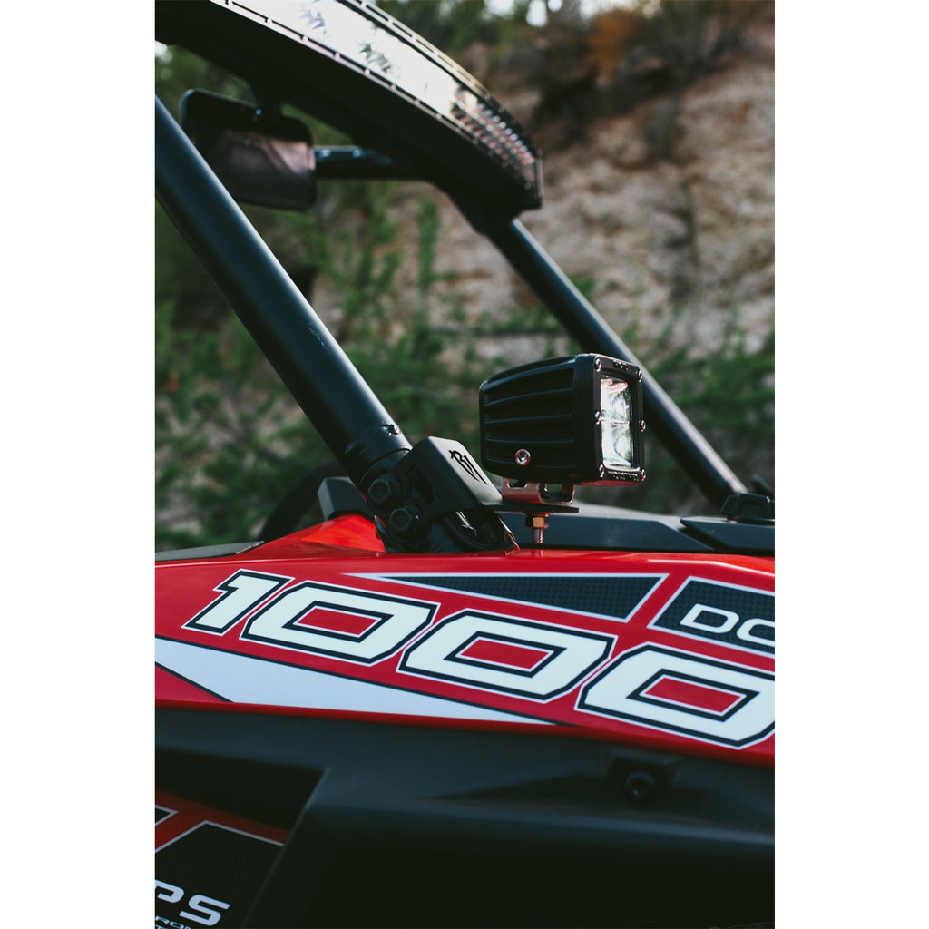 2014-2015-Polaris-Rzr-Xp1000-Single-A-Pillar-DDxlSr-MSr-Q-Series-Mount-Bracket