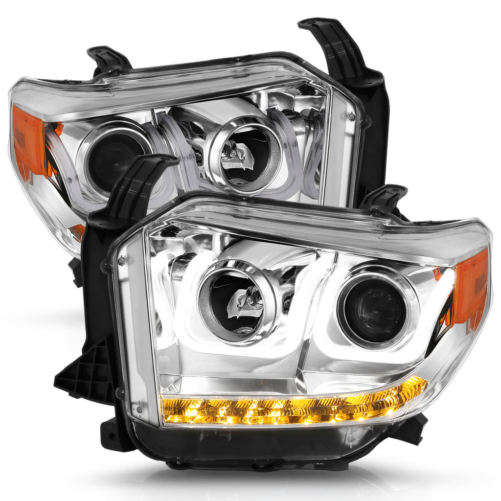 2014-2015-Toyota-Tundra-Projector-Headlights-W-U-Bar-Chrome-W-Drl