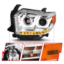 Load image into Gallery viewer, 2014-2015-Toyota-Tundra-Projector-Headlights-W-U-Bar-Chrome-W-Drl