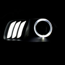 Load image into Gallery viewer, 2014-2016-Jeep-Cherokee-Projector-Headlights-Black-Clear-W-White-And-Red