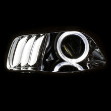 Load image into Gallery viewer, 2014-2016-Jeep-Cherokee-Projector-Headlights-Chrome-Clear-W-White-And-Red