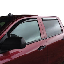 Load image into Gallery viewer, 2014-2018-Chevy-Silverado-1500-Crew-Cab-Wade-In-Channel-Wind-Deflector-4Pc---Smoke