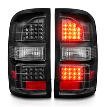 Load image into Gallery viewer, 2014-2018-Gmc-Sierra-Led-Tail-Lights-Black-Housing-Clear-Lens