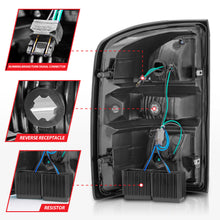 Load image into Gallery viewer, 2014-2018-Gmc-Sierra-Led-Tail-Lights-Black-Housing-Clear-Lens