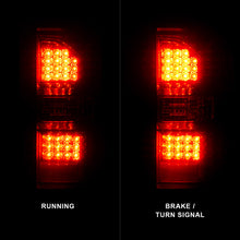 Load image into Gallery viewer, 2014-2018-Gmc-Sierra-Led-Tail-Lights-Black-Housing-RedClear-Lens