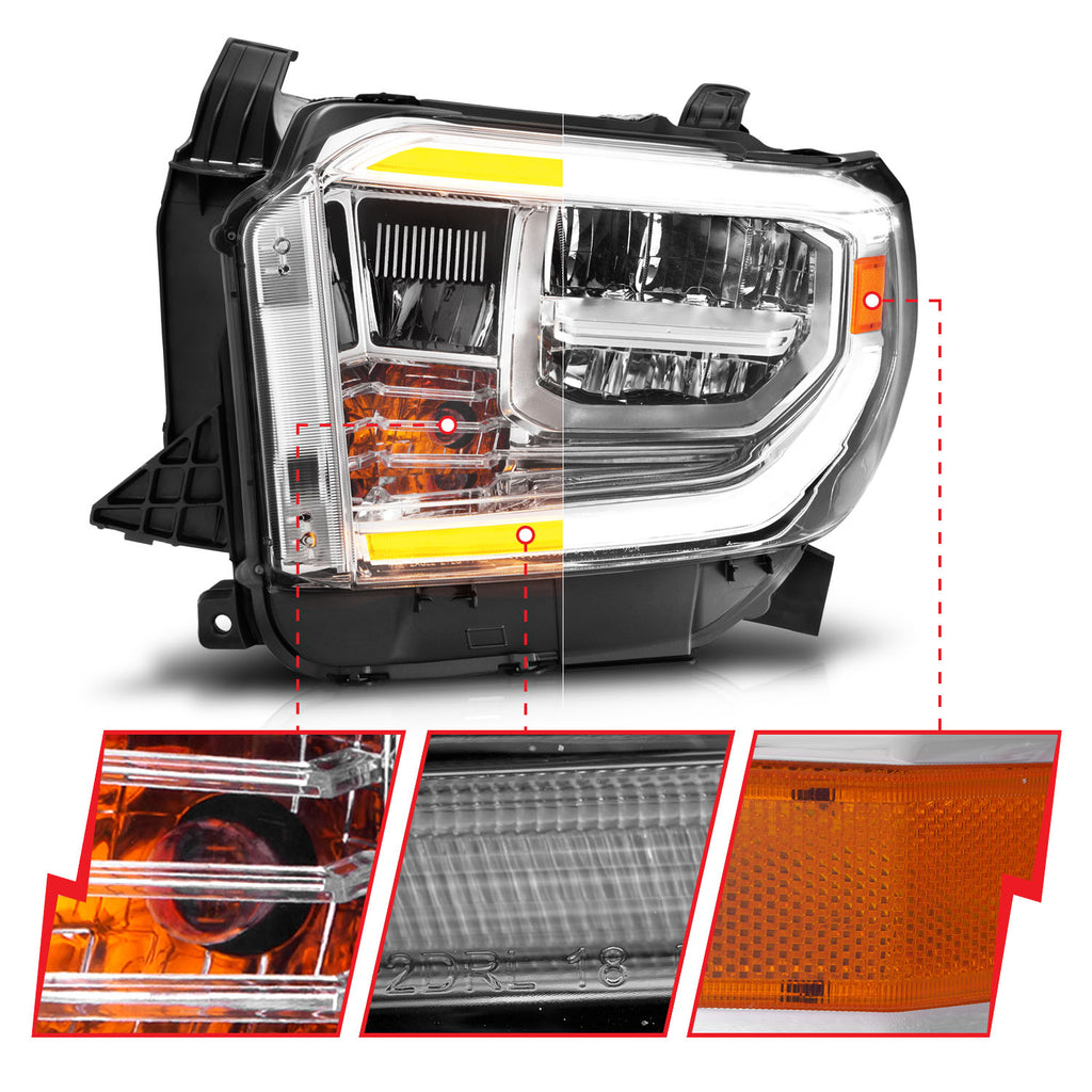 2014-2021-Toyota-Tundra-Led-Crystal-Headlights-W-Switchback-Chrome-Housing-W-Drl