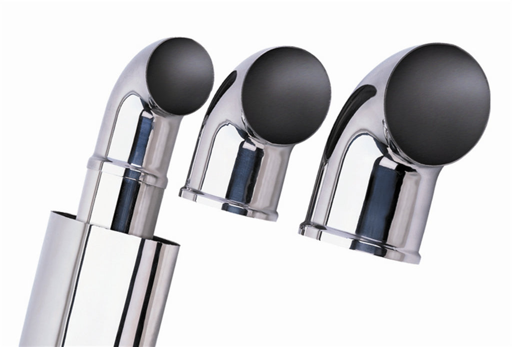 Borla 20146 Universal Exhaust Tip - Turn Down/Out