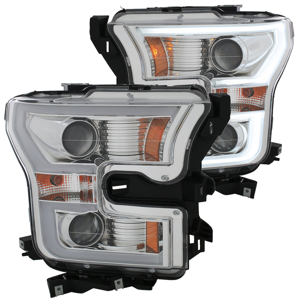 2015-2016-Ford-F-150-Projector-Headlights-W-Plank-Style-Design-Chrome-W-Amber