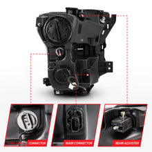 Load image into Gallery viewer, 2015-2017-Ford-F-150-Projector-Headlights-W-Plank-Style-Switchback-Black-W-Amber