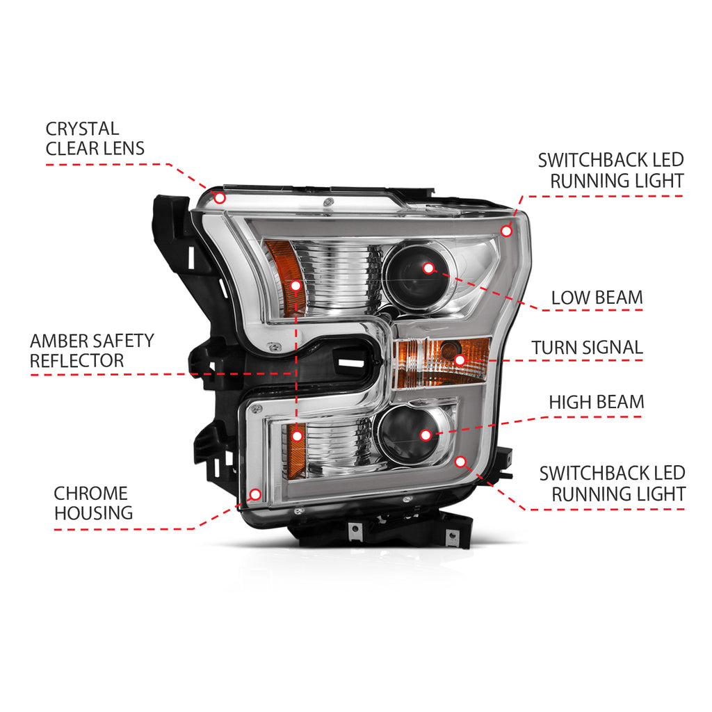 2015-2017-Ford-F-150-Projector-Headlights-W-Plank-Style-Switchback-Chrome-W-Amber