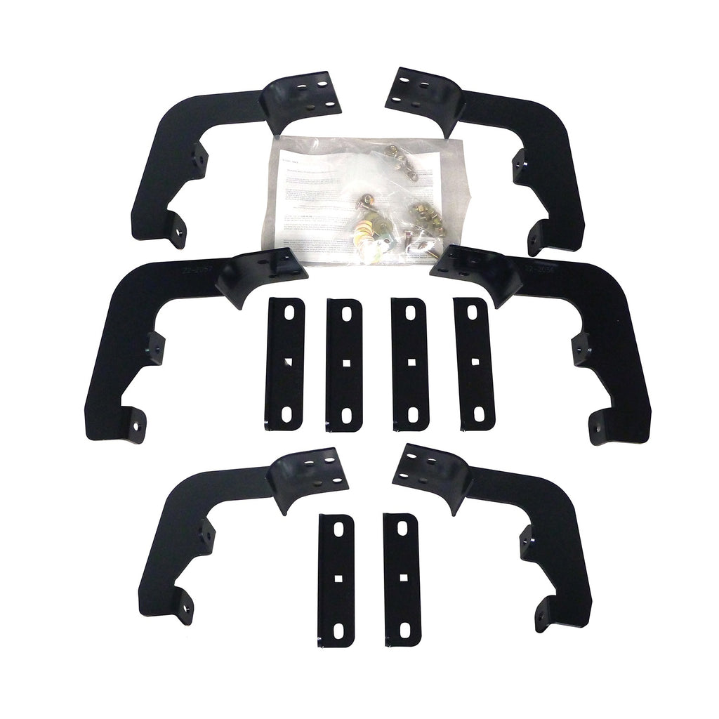 2015-2018-ChevroletGmc-ColoradoCanyon-Crew-Cab-Premier-Oval-Nerf-Step-Bar-Mount-Kit---Black