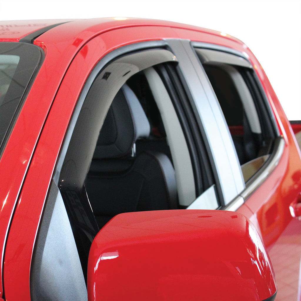 2015-2018-ChevroletGmc-ColoradoCanyon-Crew-Cab-Wade-In-Channel-Wind-Deflector-4Pc---Smoke