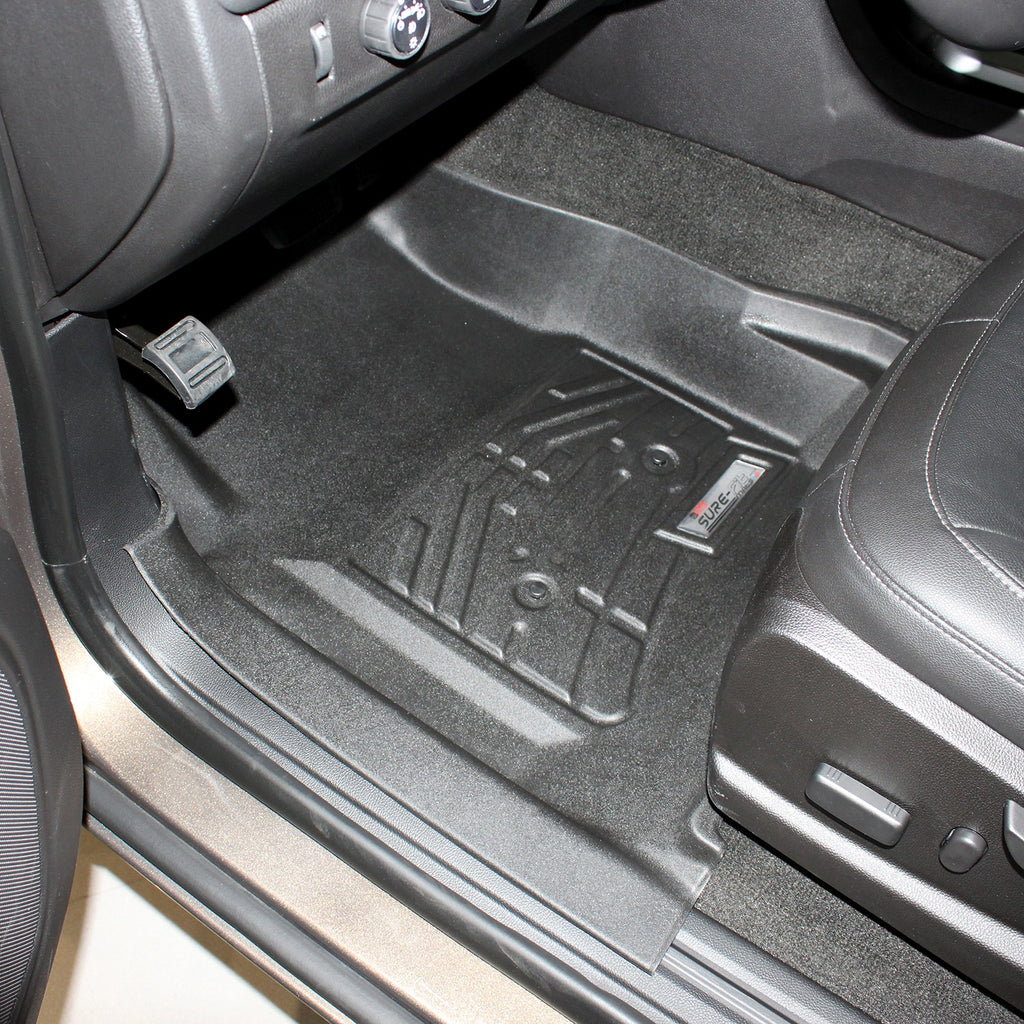 2015-2018-ChevroletGmc-ColoradoCanyon-ExtCrew-Cab-Wade-Sure-Fit-Floor-Liners-Front---Black