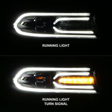 Load image into Gallery viewer, 2015-2018-Dodge-Charger-Projector-Headlights-Plank-Style-Black