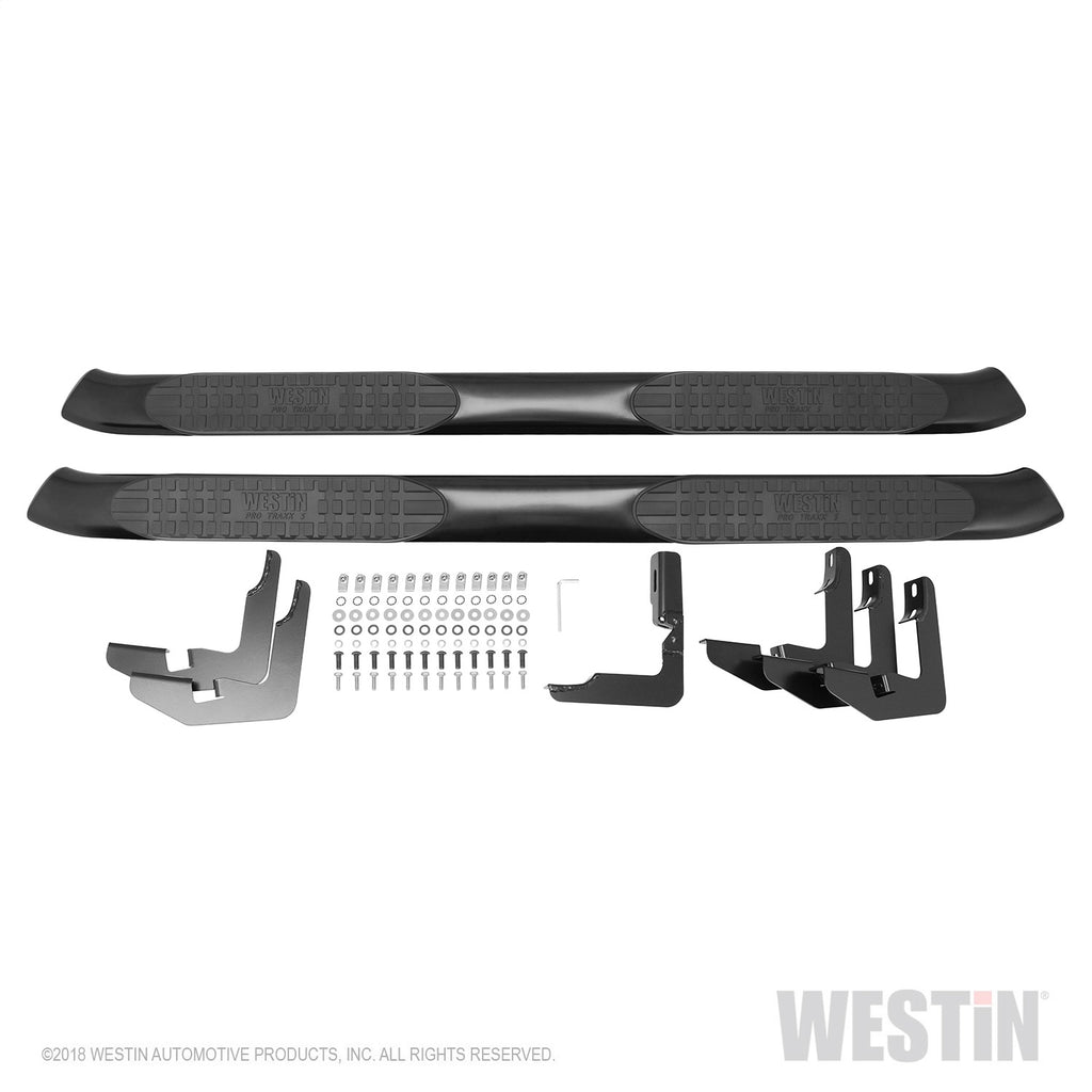 2015-2018-Ford-F-150-Supercrew-Pro-Traxx-5-Oval-Nerf-Step-Bars---Black