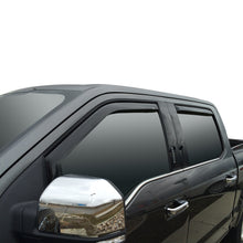 Load image into Gallery viewer, 2015-2018-Ford-F-150-Supercrew-Wade-In-Channel-Wind-Deflector-4Pc---Smoke