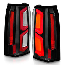 Load image into Gallery viewer, 2015-2020-Chevrolet-Tahoe-Led-Tail-Lights-W-Light-Bar-Black-Housing-Clear-Lens
