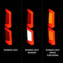 Load image into Gallery viewer, 2015-2020-Chevrolet-Tahoe-Led-Tail-Lights-W-Light-Bar-Black-Housing-Somke-Lens